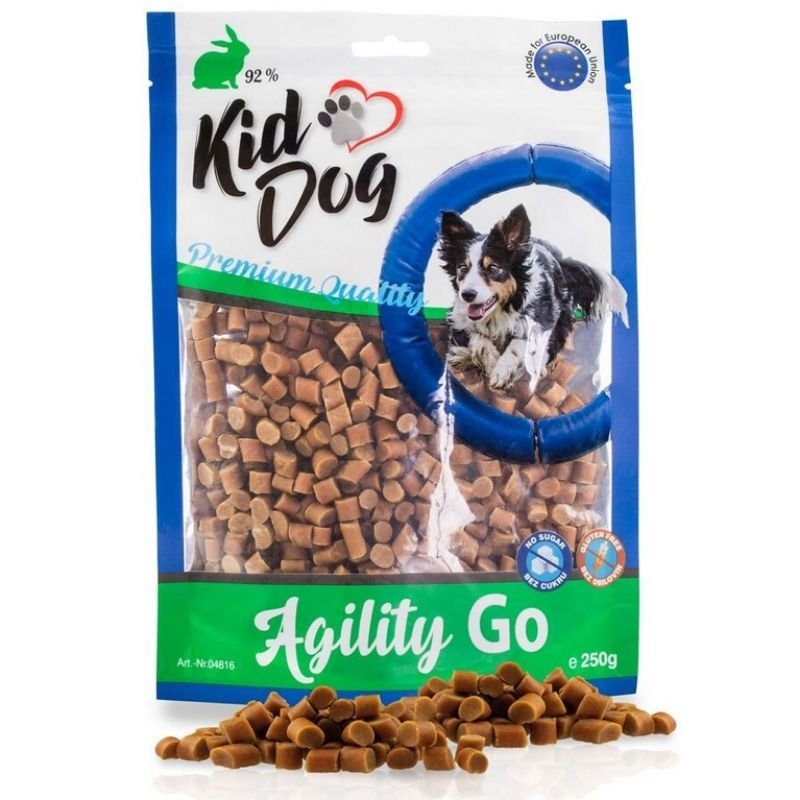 KIDDOG Trainer Go Gabaliukai Su Triušiena Su Spanguolėmis 250g