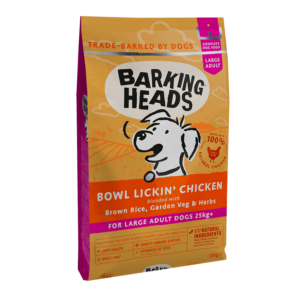 BARKING HEADS BOWL LICKIN’ CHICKEN Large Breed 12 kg — attēls 3