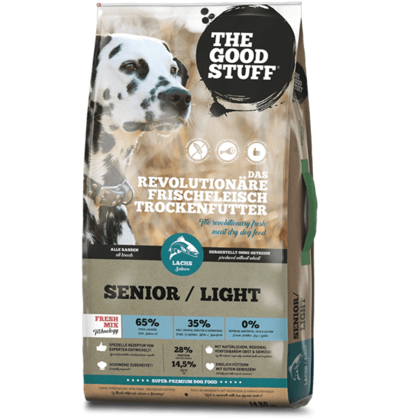 THE GOOD STUFF Senior / Light su lašiša 2,5 - 12,5 kg