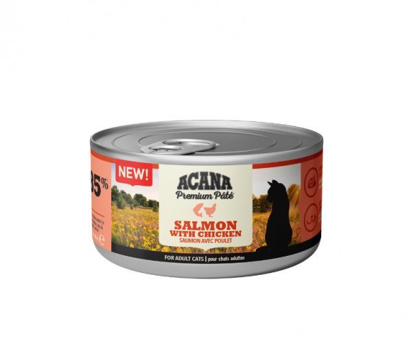 Acana Premium Pate konservai katėms Salmon&Chicken 85g