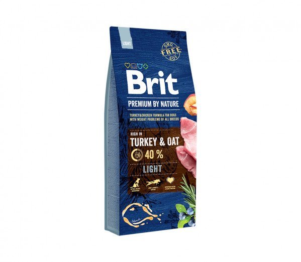 Brit Premium By Nature Light sausas maistas šunims 3kg. - 15kg.