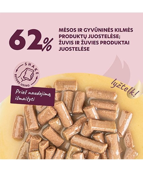 Delickcious juostelės su lašiša ir sūriu kreminėje sriuboje katėms, 85 g - Paveikslėlis 2