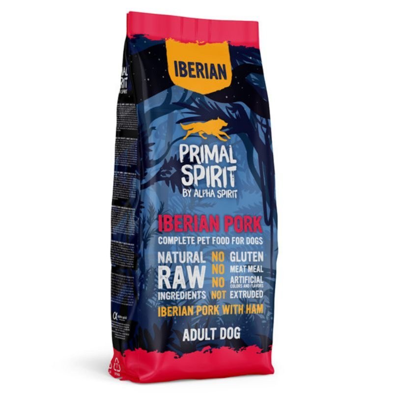 PRIMAL IBERIAN Pork Pašaras Šunim Su Kiauliena 12kg